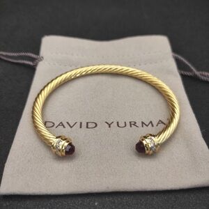 David Yurman 5MM  Red Diamonds Bracelet